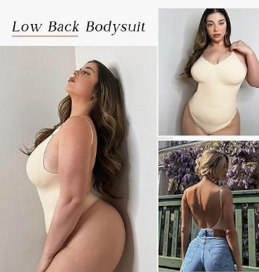 Body Reductor Mujer Beige