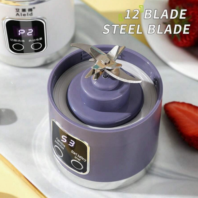 Licuadora de frutas de 450ml 8 cuchillas