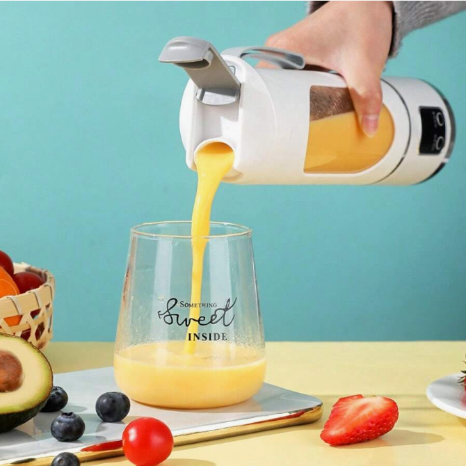Licuadora de frutas de 450ml 8 cuchillas