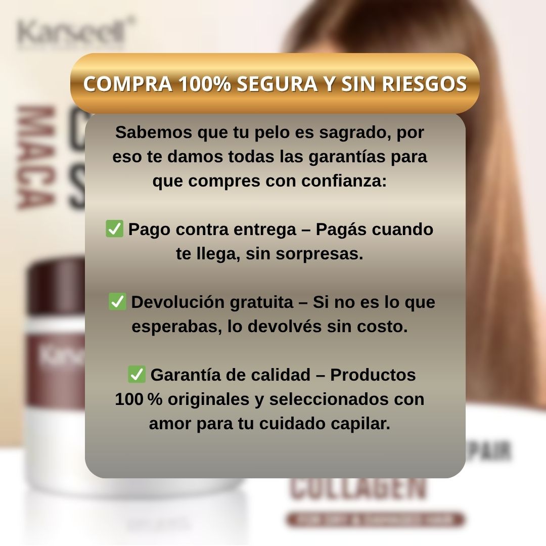 Mascarilla Capilar Reparación 500ml + Crema de jengibre Crecimiento OFERTA ESPECIAL, producto 100% ESPAÑOL