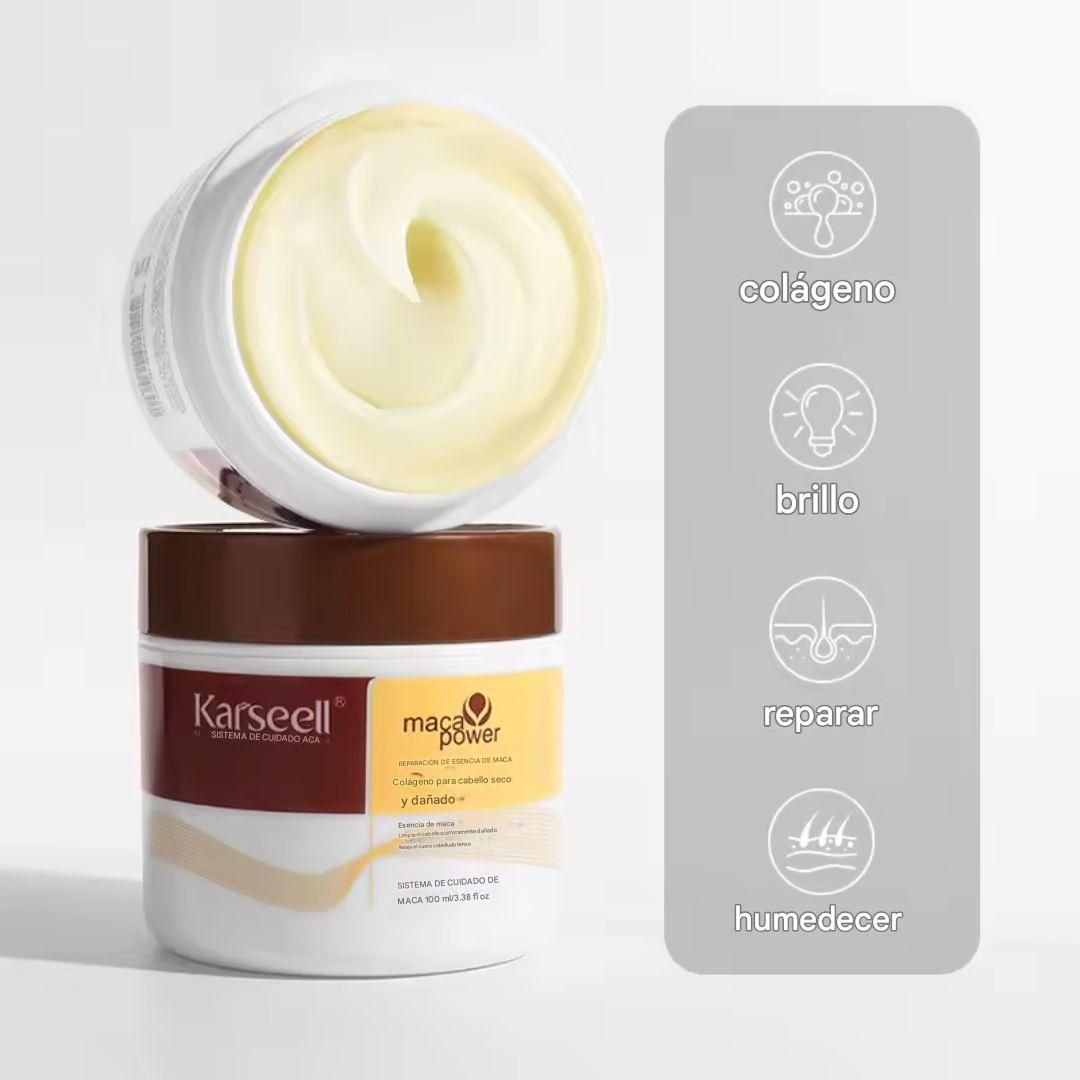 Mascarilla Capilar Reparación 500ml + Crema de jengibre Crecimiento OFERTA ESPECIAL, producto 100% ESPAÑOL