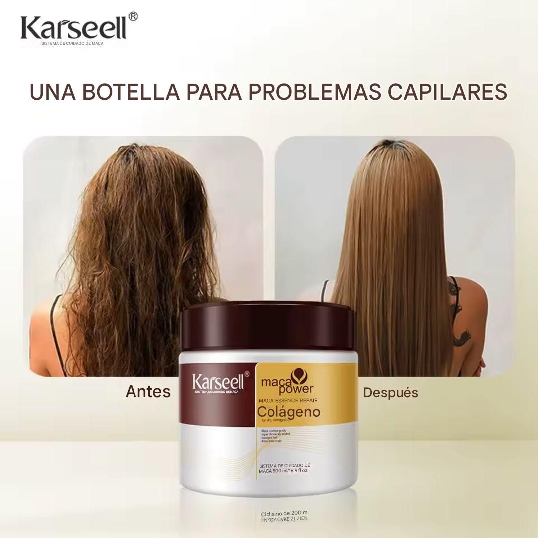 Mascarilla Capilar Reparación 500ml + Crema de jengibre Crecimiento OFERTA ESPECIAL, producto 100% ESPAÑOL