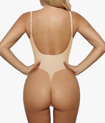 Body Reductor Mujer Beige