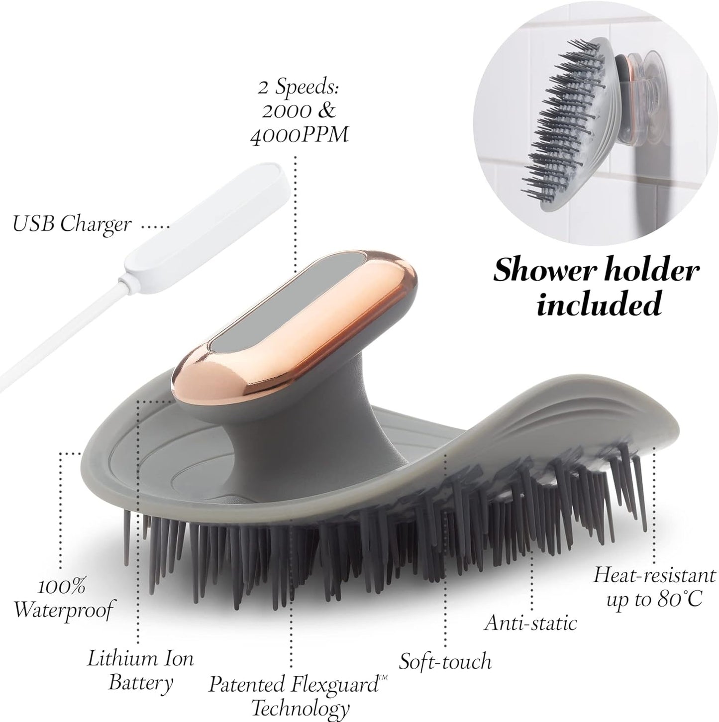 Cepillo masajeador para cabello