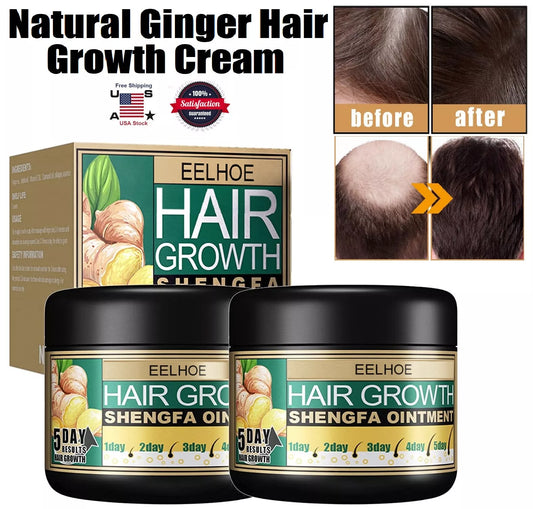 Crema de jengibre - crece cabello