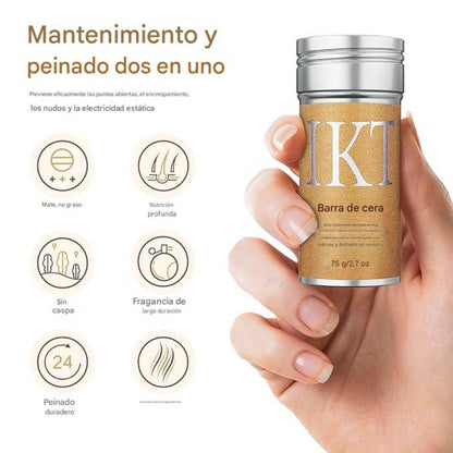 Cera Fijadora para el Pelo  Controla el Frizz y Estiliza al Instante