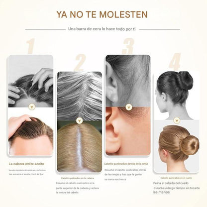 Cera Fijadora para el Pelo  Controla el Frizz y Estiliza al Instante