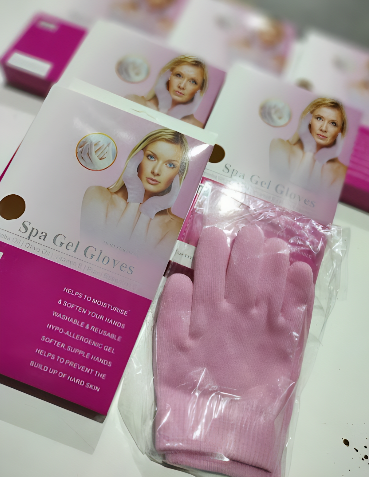 Guante spa gel suaviza la piel seca