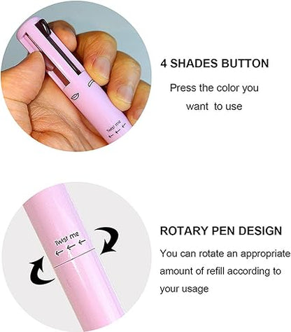 Lápiz de maquillaje 4 en 1 multifuncional