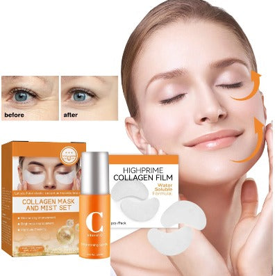 Set de almohadilla y gel hidratante de colágeno