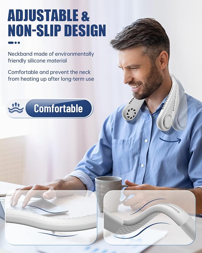 Ventilador de cuello portátil