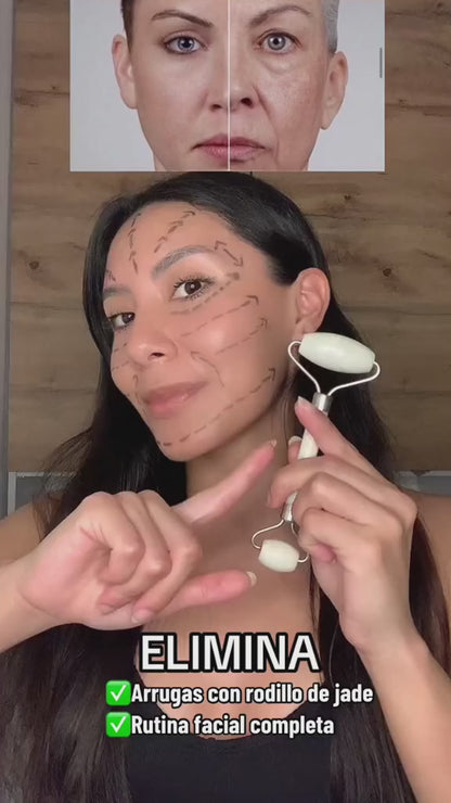 Rodillo de Jade para masaje Facial